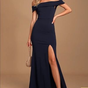 Off the Shoulder Maxi Dress